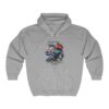 Unisex Heavy Blend™ Full Zip Hooded Sweatshirt with Adorable Capybara Design – Stylish and Comfortable Outerwear