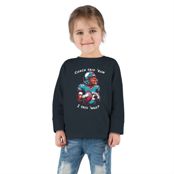 Toddler Long Sleeve Tee with Adorable Capybara Design – Soft, Warm, and Fun for Everyday Wear