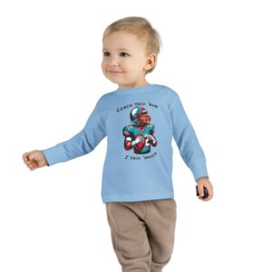 Toddler Long Sleeve Tee with Adorable Capybara Design – Soft, Warm, and Fun for Everyday Wear