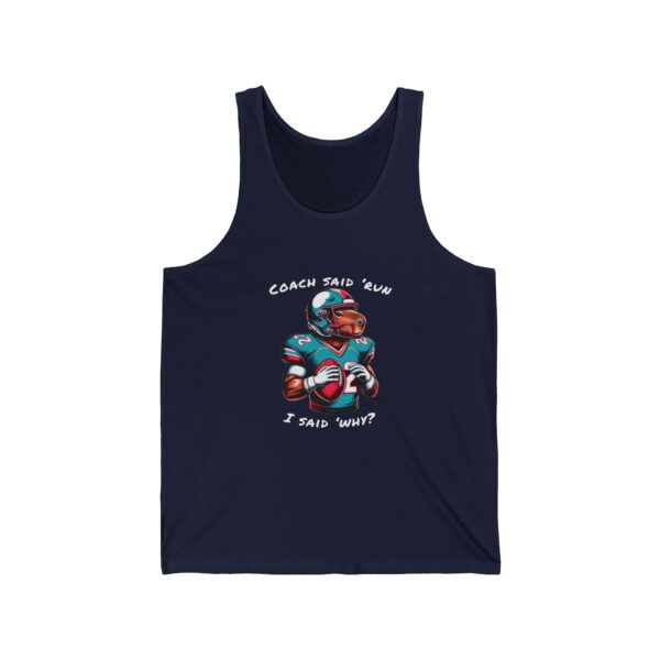 Unisex Jersey Tank Top with Cute Capybara Design – Perfect for Summer Style
