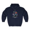 Unisex Heavy Blend™ Full Zip Hooded Sweatshirt with Adorable Capybara Design – Stylish and Comfortable Outerwear