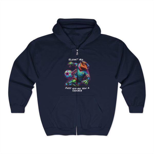 Unisex Heavy Blend™ Full Zip Hooded Sweatshirt with Adorable Capybara Design – Stylish and Comfortable Outerwear