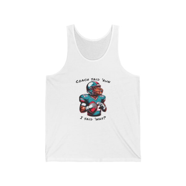 Unisex Jersey Tank Top with Cute Capybara Design – Perfect for Summer Style
