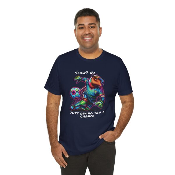 Unisex Jersey Short Sleeve Tee with Adorable Capybara Design – Soft and Stylish T-Shirt