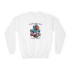 Youth Crewneck Sweatshirt with Adorable Capybara Design – Cozy and Fun for Everyday Wear