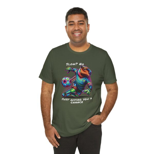 Unisex Jersey Short Sleeve Tee with Adorable Capybara Design – Soft and Stylish T-Shirt