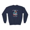 Youth Crewneck Sweatshirt with Adorable Capybara Design – Cozy and Fun for Everyday Wear
