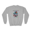 Youth Crewneck Sweatshirt with Adorable Capybara Design – Cozy and Fun for Everyday Wear