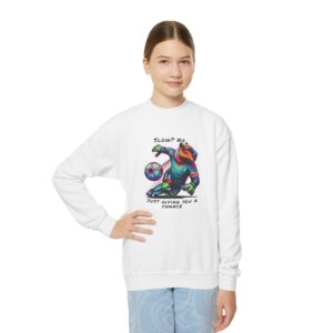 Youth Crewneck Sweatshirt with Adorable Capybara Design – Cozy and Fun for Everyday Wear