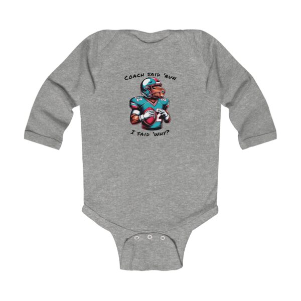 Infant Long Sleeve Bodysuit with Cute Capybara Design – Soft, Cozy, and Perfect for Baby's Everyday Comfort