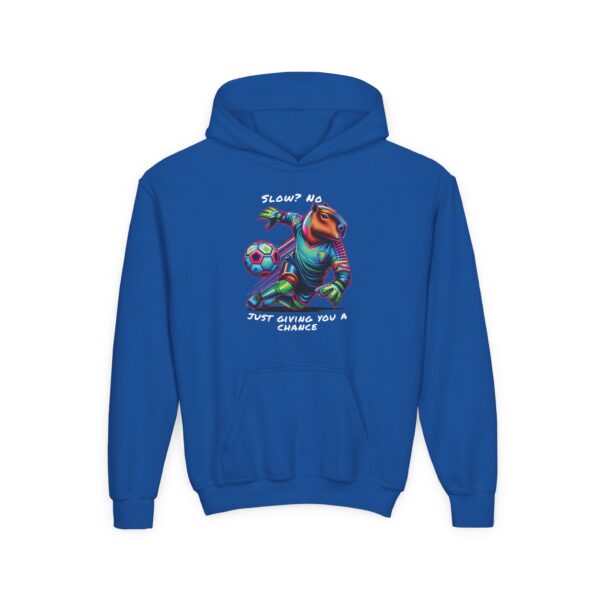Youth Heavy Blend Hooded Sweatshirt with Cute Capybara Design – Warm, Cozy, and Perfect for Kids