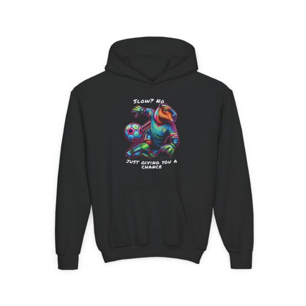Youth Heavy Blend Hooded Sweatshirt with Cute Capybara Design – Warm, Cozy, and Perfect for Kids