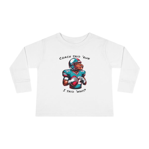 Toddler Long Sleeve Tee with Adorable Capybara Design – Soft, Warm, and Fun for Everyday Wear