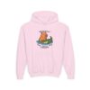 Youth Heavy Blend Hooded Sweatshirt with Cute Capybara Design – Warm, Cozy, and Perfect for Kids