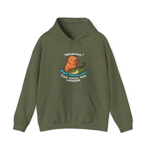 Unisex Heavy Blend™ Hooded Sweatshirt with Cute Capybara Design – Warm and Stylish Hoodie