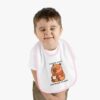 Baby Contrast Trim Jersey Bib with Adorable Capybara Design – Soft, Stylish, and Perfect for Messy Mealtime