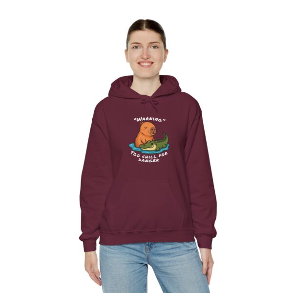 Unisex Heavy Blend™ Hooded Sweatshirt with Cute Capybara Design – Warm and Stylish Hoodie