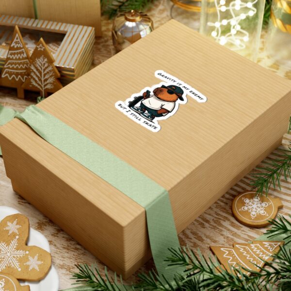 "Capybara Kiss-Cut Stickers – Cute & Fun Designs for Laptops, Water Bottles, and More"
