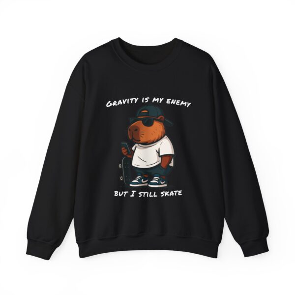 Unisex Heavy Blend™ Crewneck Sweatshirt with Cute Capybara Design – Embrace Comfort Every Day