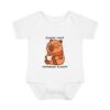 Infant Baby Rib Bodysuit with Cute Capybara Design – Soft, Comfortable, and Perfect for Your Little One