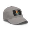 Dad Hat with Leather Patch (Rectangle) - Capybara design