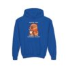 Youth Heavy Blend Hooded Sweatshirt with Cute Capybara Design – Warm, Cozy, and Perfect for Kids