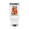 Capybara Stainless Steel Travel Mug with Handle – Durable 14oz Insulated Mug with Cute Capybara Design