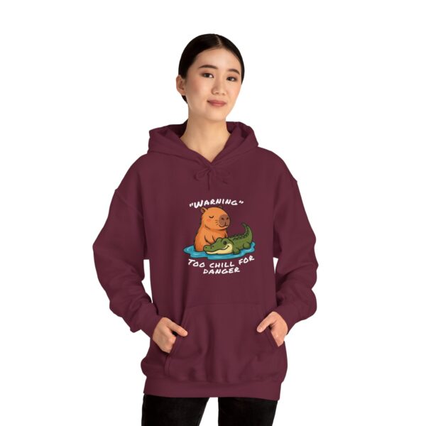 Unisex Heavy Blend™ Hooded Sweatshirt with Cute Capybara Design – Warm and Stylish Hoodie