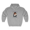 Unisex Heavy Blend™ Full Zip Hooded Sweatshirt with Adorable Capybara Design – Stylish and Comfortable Outerwear