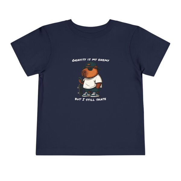 Toddler Short Sleeve Tee with Adorable Capybara Design – Soft, Fun, and Perfect for Everyday Play
