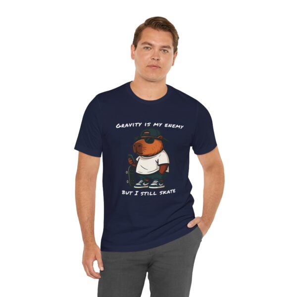 Unisex Jersey Short Sleeve Tee with Adorable Capybara Design – Soft and Stylish T-Shirt