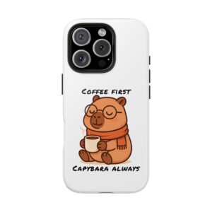 Tough Phone Case with Capybara Design – Durable Protection with Adorable Style