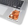 "Capybara Kiss-Cut Stickers – Cute & Fun Designs for Laptops, Water Bottles, and More"