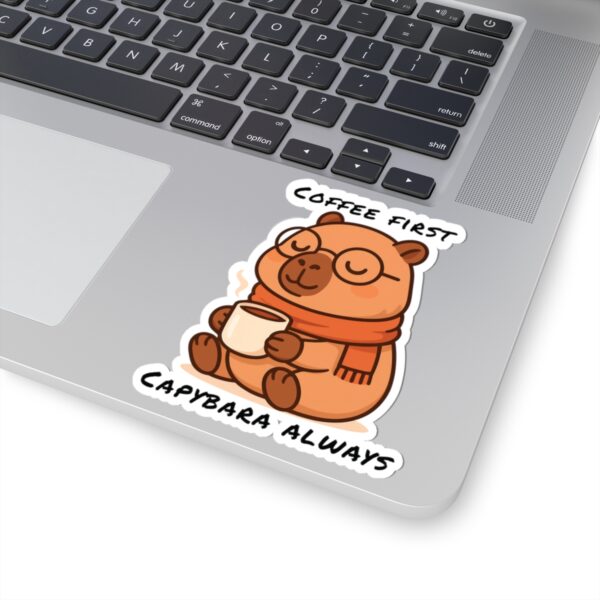 "Capybara Kiss-Cut Stickers – Cute & Fun Designs for Laptops, Water Bottles, and More"