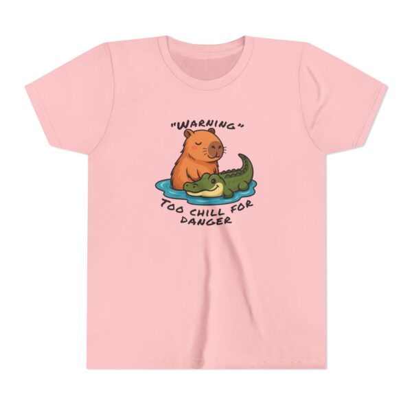 Youth Short Sleeve Tee with Cute Capybara Design – Soft, Fun, and Perfect for Everyday Wear