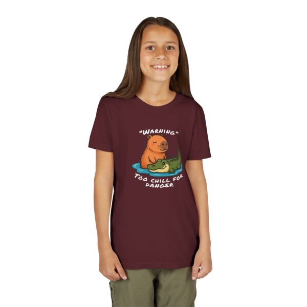 Youth Short Sleeve Tee with Cute Capybara Design – Soft, Fun, and Perfect for Everyday Wear