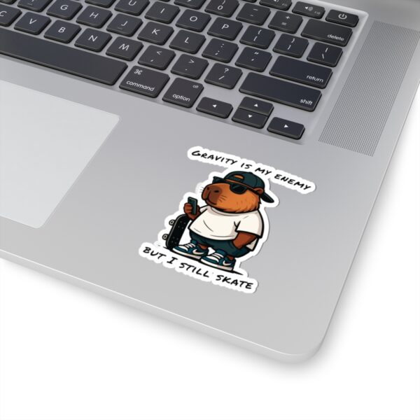 "Capybara Kiss-Cut Stickers – Cute & Fun Designs for Laptops, Water Bottles, and More"