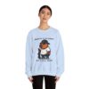 Unisex Heavy Blend™ Crewneck Sweatshirt with Cute Capybara Design – Embrace Comfort Every Day