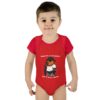 Infant Baby Rib Bodysuit with Cute Capybara Design – Soft, Comfortable, and Perfect for Your Little One