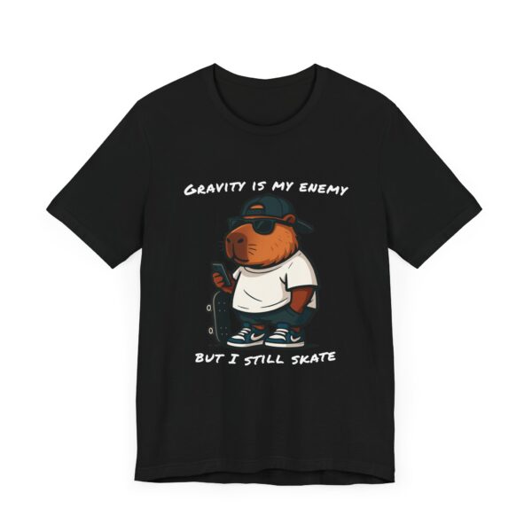 Unisex Jersey Short Sleeve Tee with Adorable Capybara Design – Soft and Stylish T-Shirt