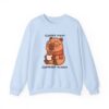 Unisex Heavy Blend™ Crewneck Sweatshirt with Cute Capybara Design – Embrace Comfort Every Day
