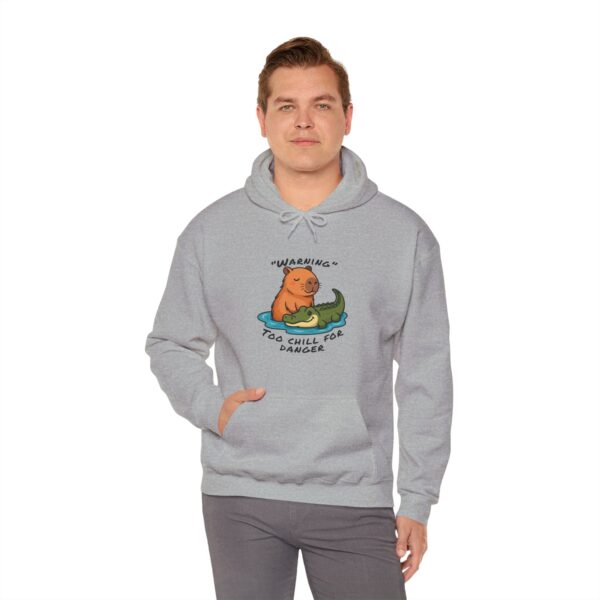 Unisex Heavy Blend™ Hooded Sweatshirt with Cute Capybara Design – Warm and Stylish Hoodie