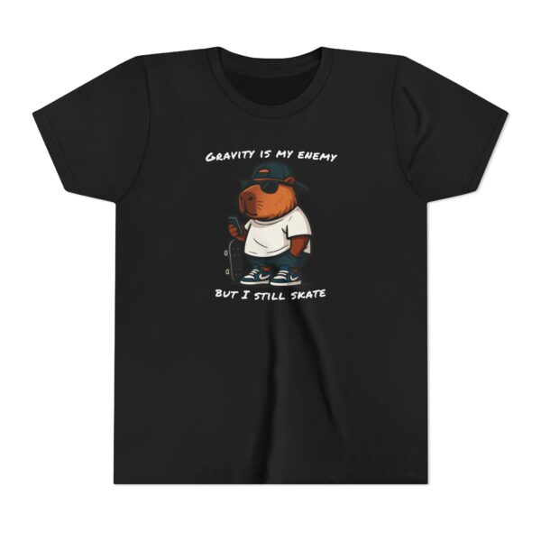 Youth Short Sleeve Tee with Cute Capybara Design – Soft, Fun, and Perfect for Everyday Wear