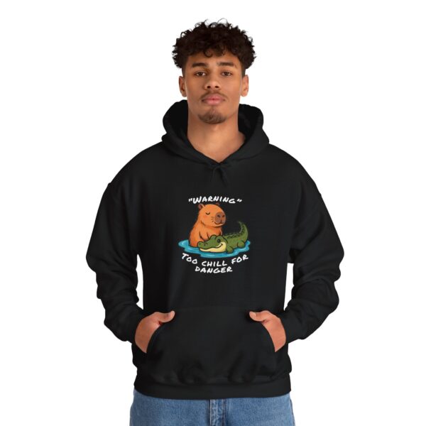 Unisex Heavy Blend™ Hooded Sweatshirt with Cute Capybara Design – Warm and Stylish Hoodie
