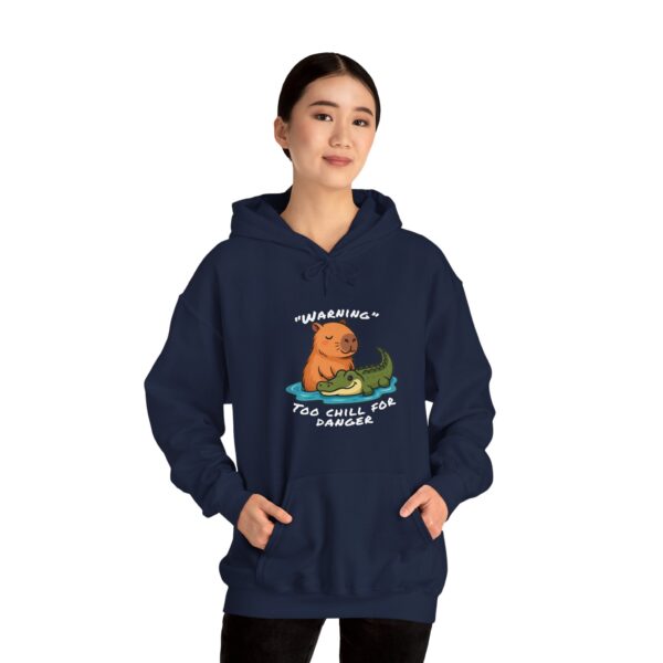 Unisex Heavy Blend™ Hooded Sweatshirt with Cute Capybara Design – Warm and Stylish Hoodie