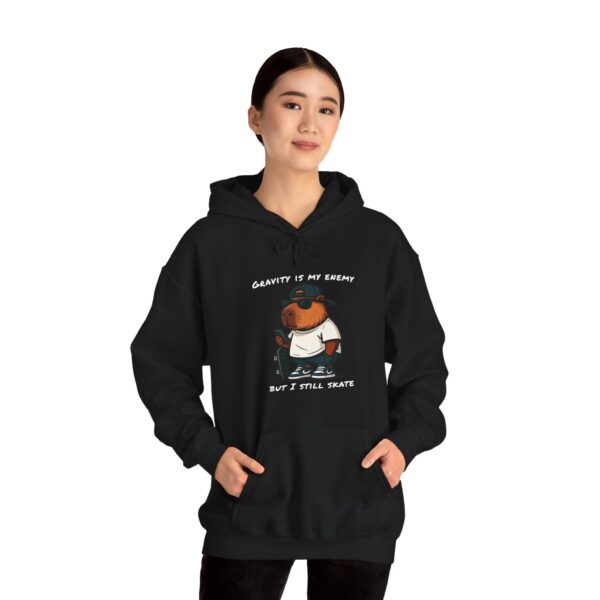 Unisex Heavy Blend™ Hooded Sweatshirt with Cute Capybara Design – Warm and Stylish Hoodie