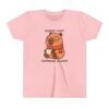 Youth Short Sleeve Tee with Cute Capybara Design – Soft, Fun, and Perfect for Everyday Wear