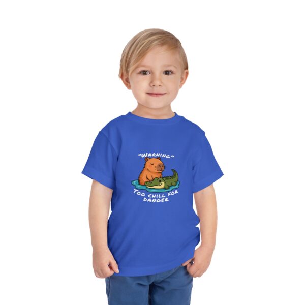 12376635307604661677_2048.jpeg Toddler Short Sleeve Tee with Adorable Capybara Design – Soft, Fun, and Perfect for Everyday Play