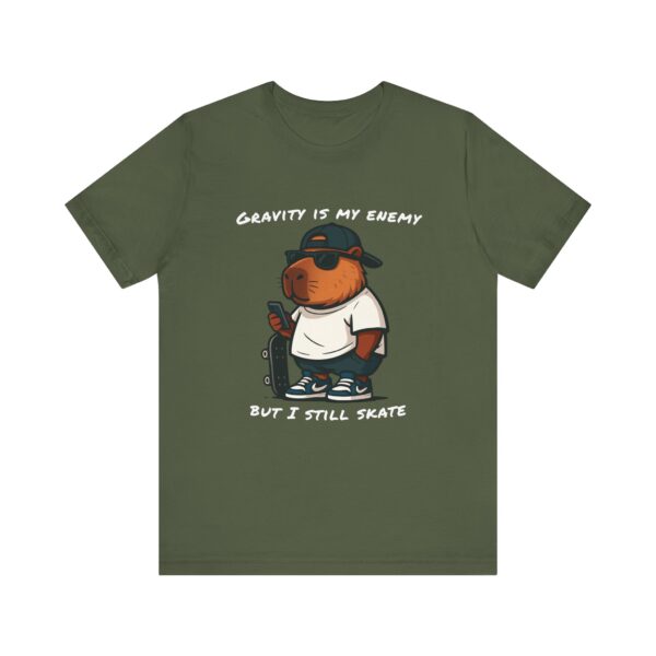 Unisex Jersey Short Sleeve Tee with Adorable Capybara Design – Soft and Stylish T-Shirt