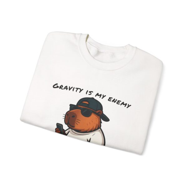 Unisex Heavy Blend™ Crewneck Sweatshirt with Cute Capybara Design – Embrace Comfort Every Day